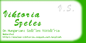 viktoria szeles business card